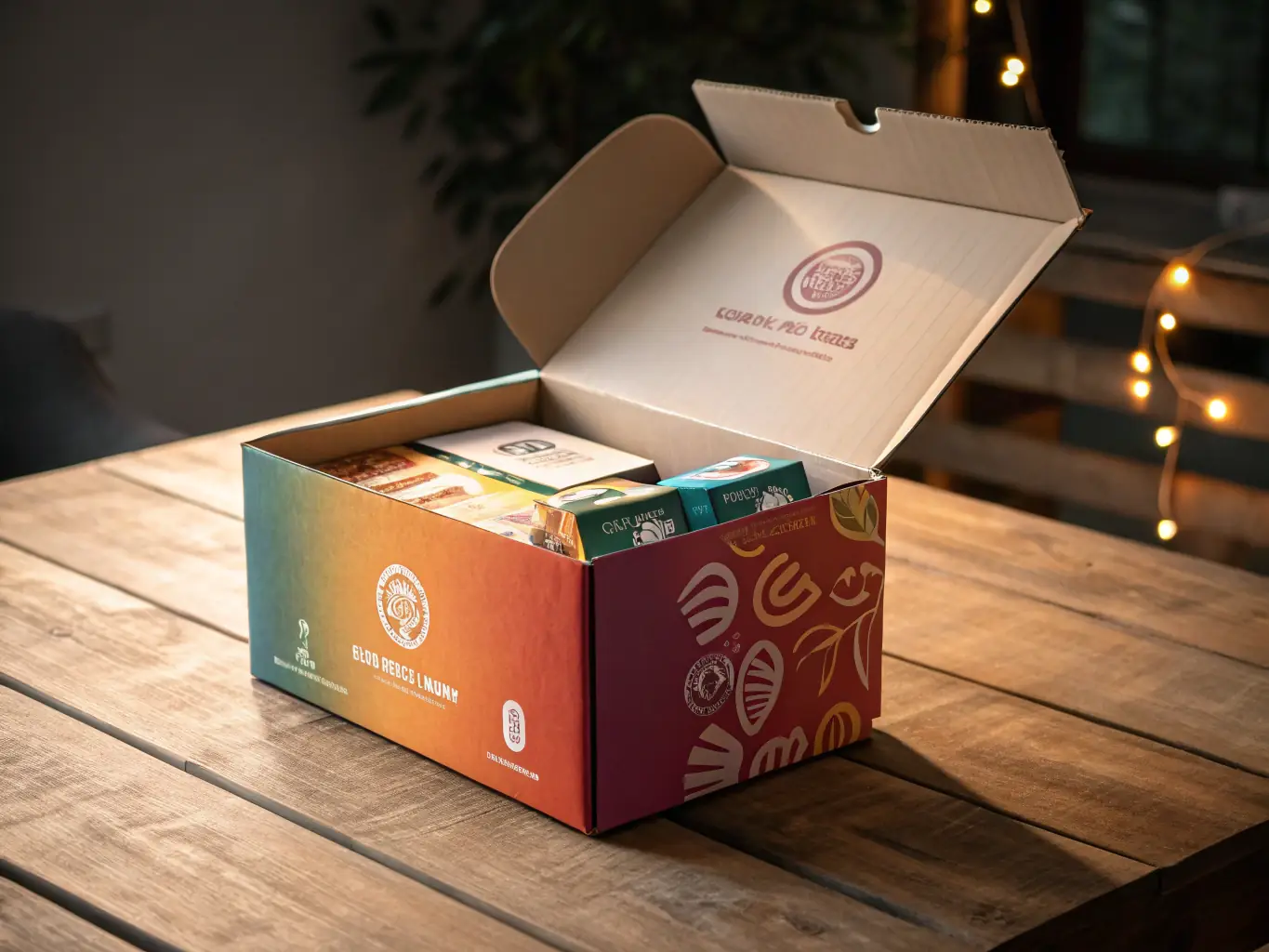 A high-quality photograph showcasing a neatly packed box with the Shipsmooth logo being prepared for shipping in a clean, organized warehouse environment, emphasizing efficiency and care.